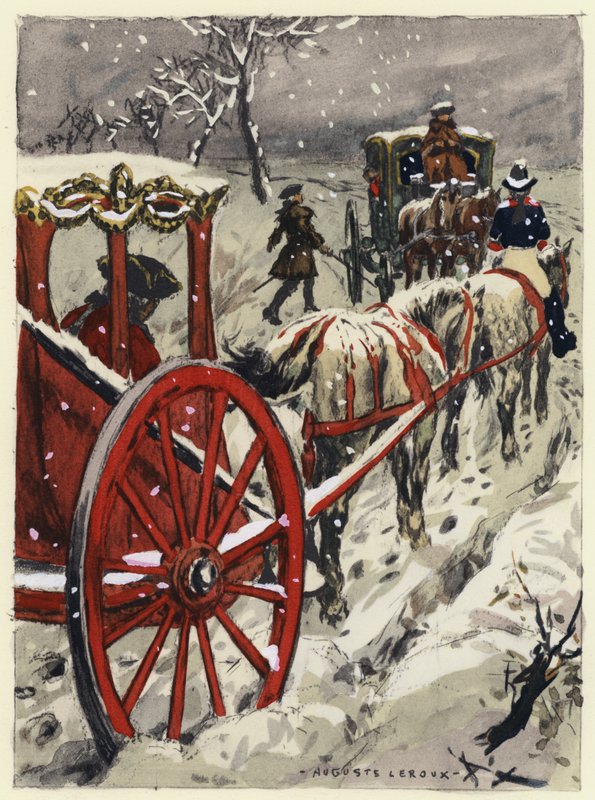 Illustration für die Memoiren von Casanova von Jules Marie Auguste Leroux