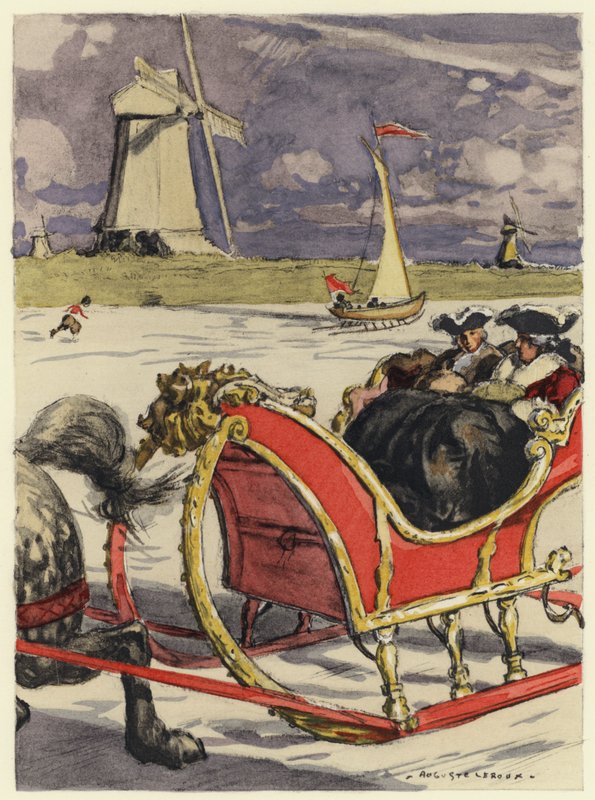 Illustration für die Memoiren von Casanova von Jules Marie Auguste Leroux
