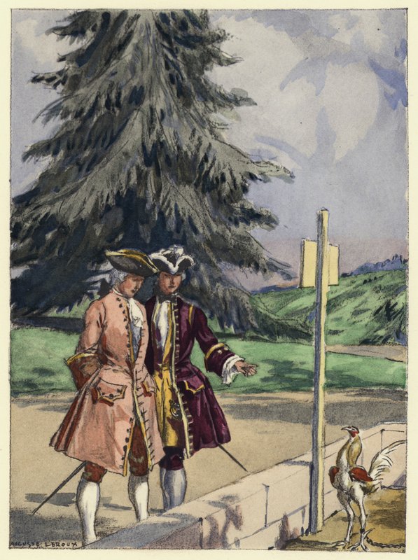 Illustration für die Memoiren von Casanova von Jules Marie Auguste Leroux
