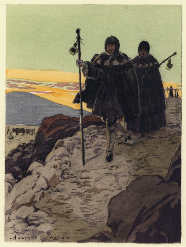 Illustration für die Memoiren von Casanova von Jules Marie Auguste Leroux