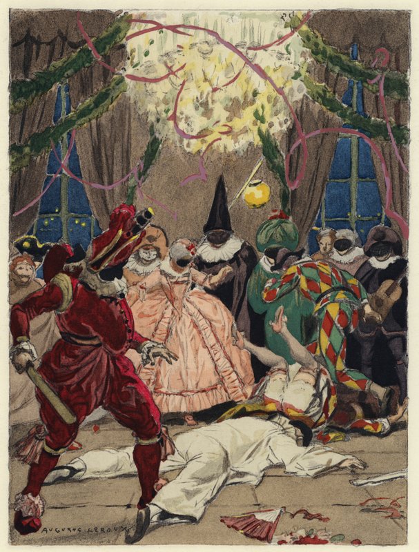 Illustration für die Memoiren von Casanova von Jules Marie Auguste Leroux