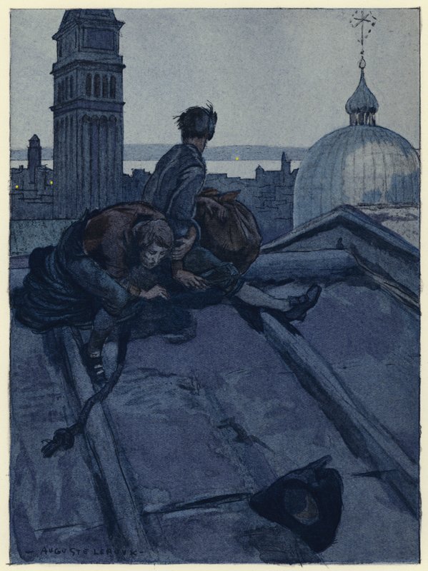 Illustration für die Memoiren von Casanova von Jules Marie Auguste Leroux