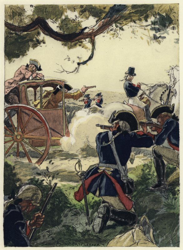 Illustration für die Memoiren von Casanova von Jules Marie Auguste Leroux