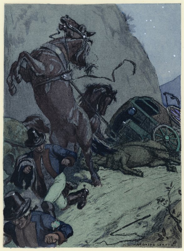 Illustration für die Memoiren von Casanova von Jules Marie Auguste Leroux