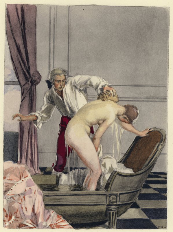 Illustration für die Memoiren von Casanova von Jules Marie Auguste Leroux