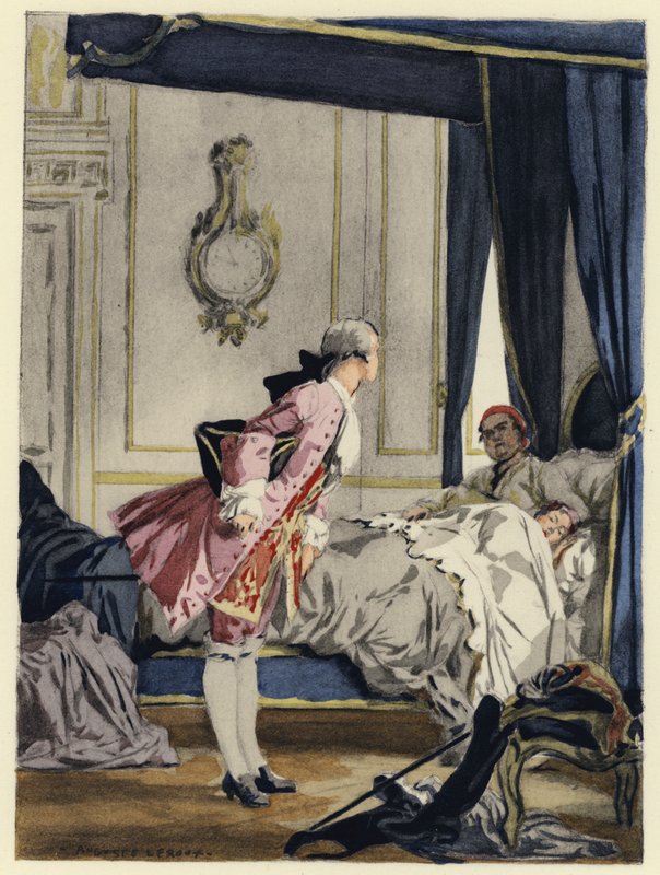 Illustration für die Memoiren von Casanova von Jules Marie Auguste Leroux