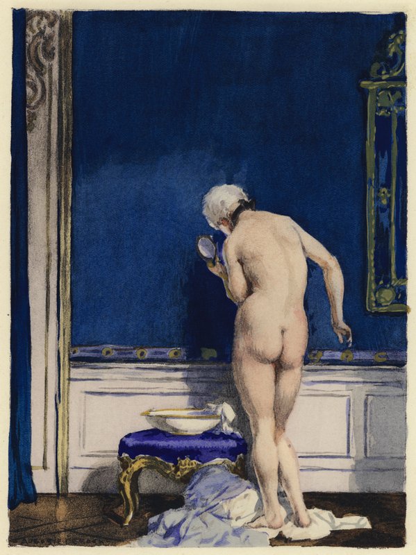 Illustration für die Memoiren von Casanova von Jules Marie Auguste Leroux