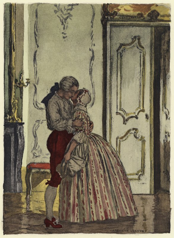 Illustration für die Memoiren von Casanova von Jules Marie Auguste Leroux