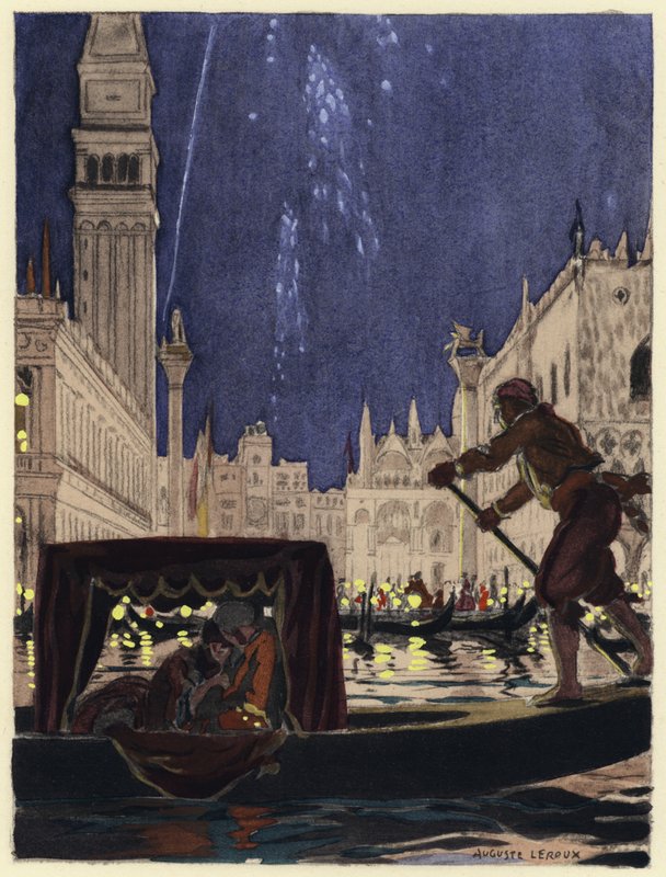 Illustration für die Memoiren von Casanova von Jules Marie Auguste Leroux