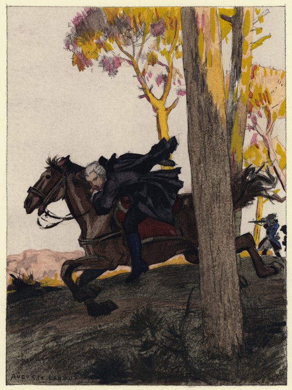Illustration für die Memoiren von Casanova von Jules Marie Auguste Leroux