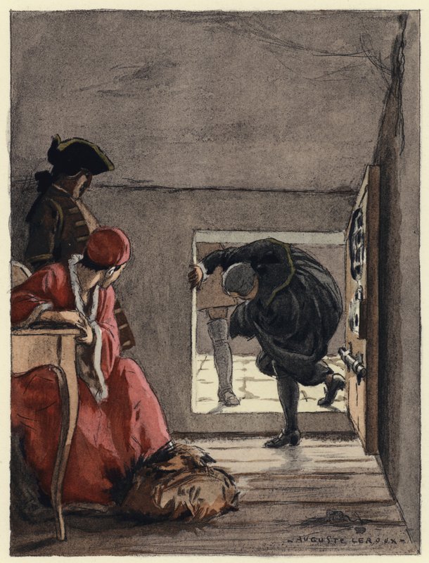 Illustration für die Memoiren von Casanova von Jules Marie Auguste Leroux