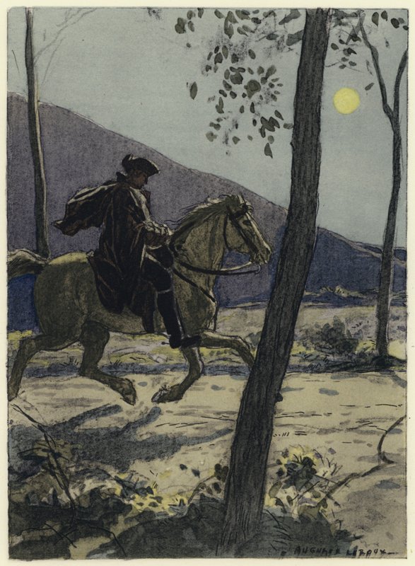Illustration für die Memoiren von Casanova von Jules Marie Auguste Leroux