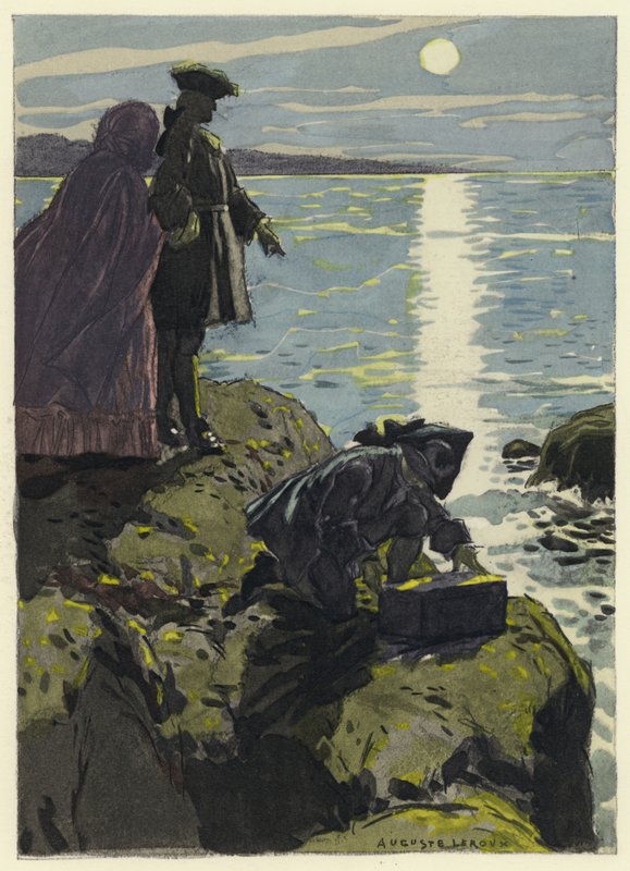 Illustration für die Memoiren von Casanova von Jules Marie Auguste Leroux
