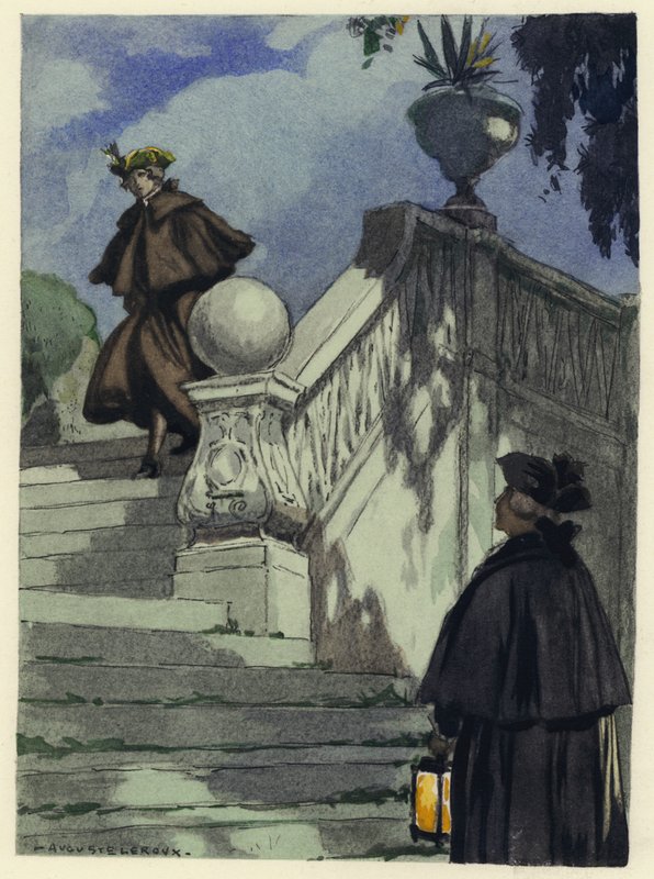 Illustration für die Memoiren von Casanova von Jules Marie Auguste Leroux
