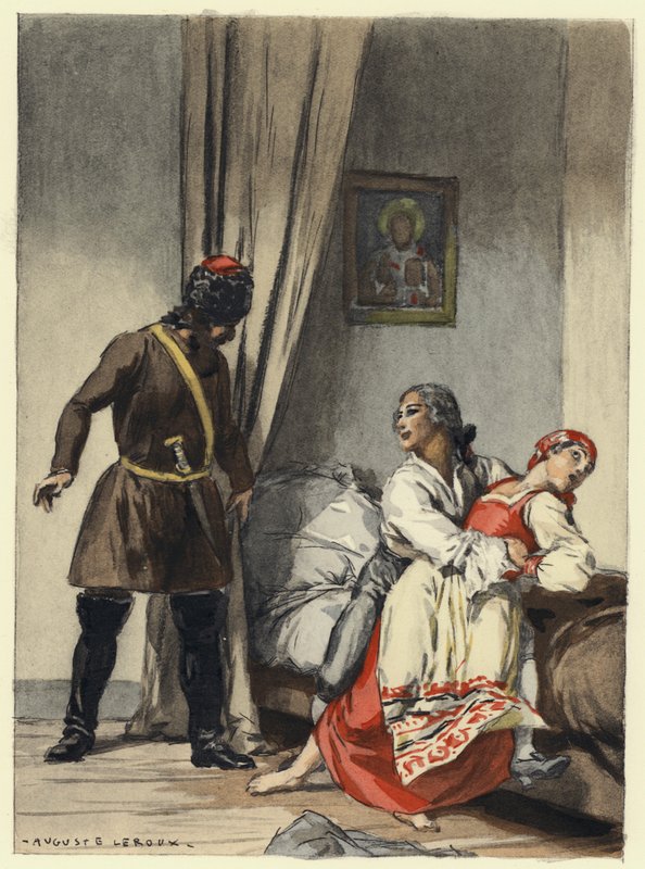 Illustration für die Memoiren von Casanova von Jules Marie Auguste Leroux