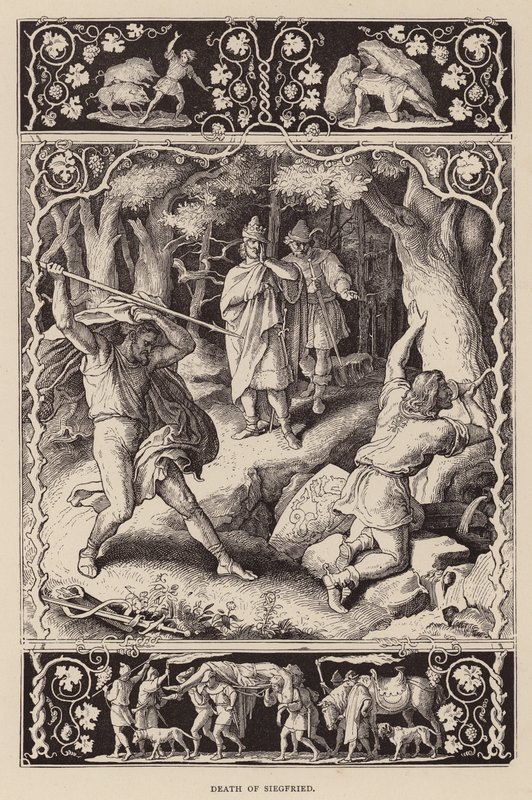 Tod von Siegfried von Julius (after) Schnorr von Carolsfeld