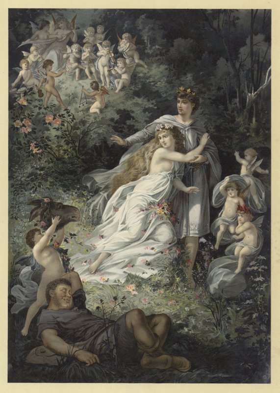 Illustration für Ein Sommernachtstraum von Julius Hoeppner