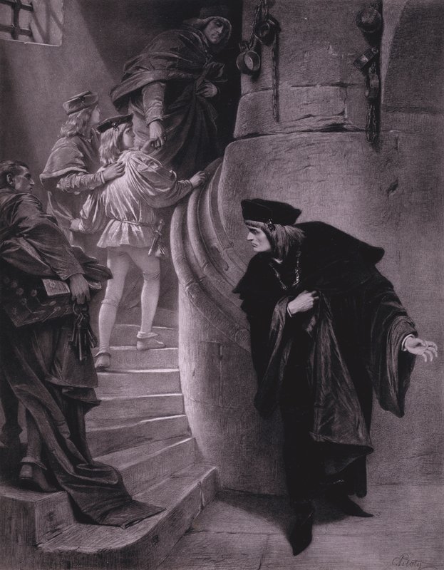 Szene aus Shakespeares König Richard III (Akt III, Szene 5) von Karl Theodor von Piloty
