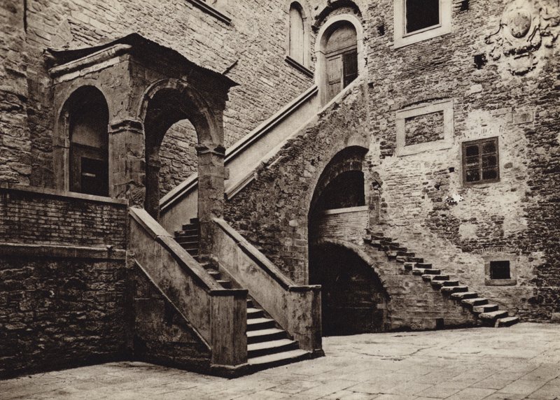 Italien: Cortona, Palazzo Pretorio von Kurt Hielscher