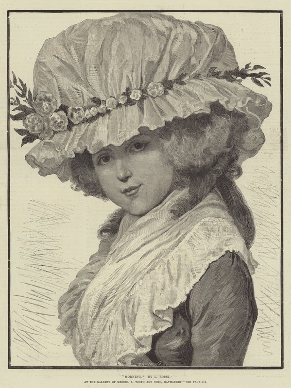 Morgen in der Galerie von Messers A Tooth and Sons, Haymarket von L. Rossi