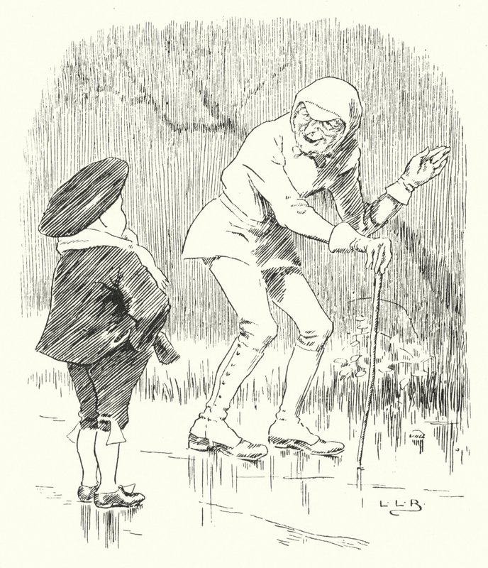 Ein nebliger, feuchter Morgen, als das Wetter bewölkt war von Leonard Leslie Brooke