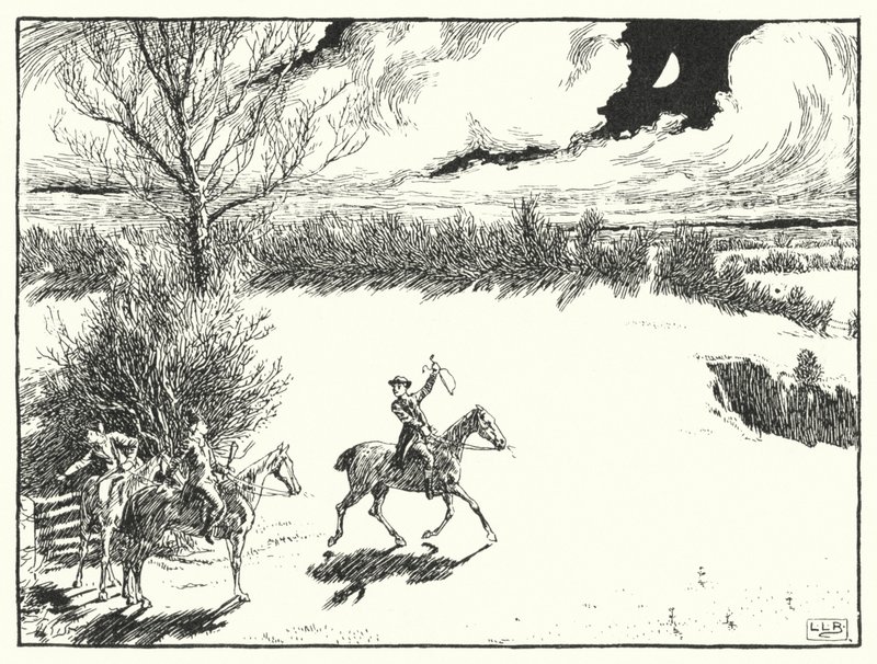 Es waren drei fröhliche Waliser (Gravur) von Leonard Leslie Brooke