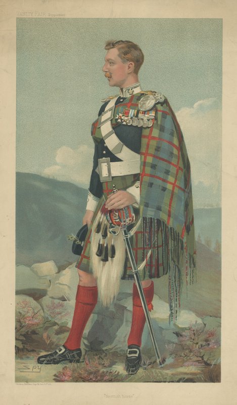 Der Marquis von Tullibardine (Farblithographie) von Leslie Matthew Ward