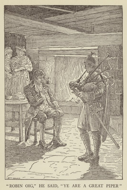 Illustration für Entführt von Robert Louis Stevenson von Louis John Rhead