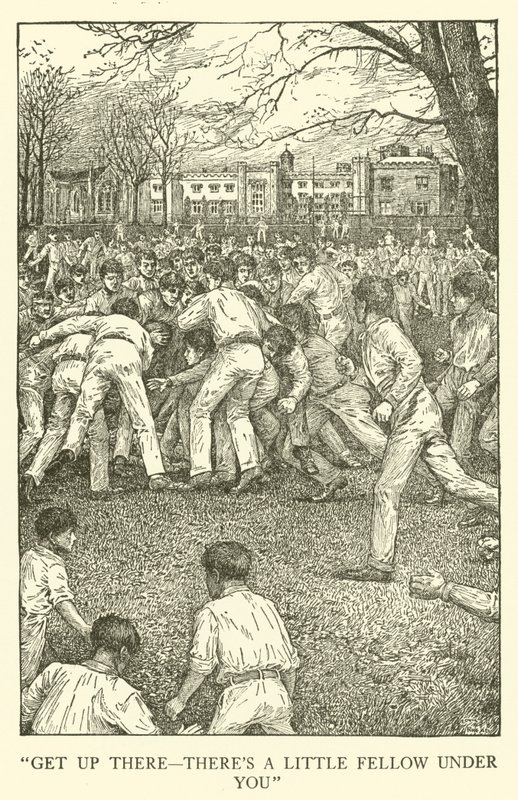 Illustration für Tom Browns Schulzeit von Louis John Rhead