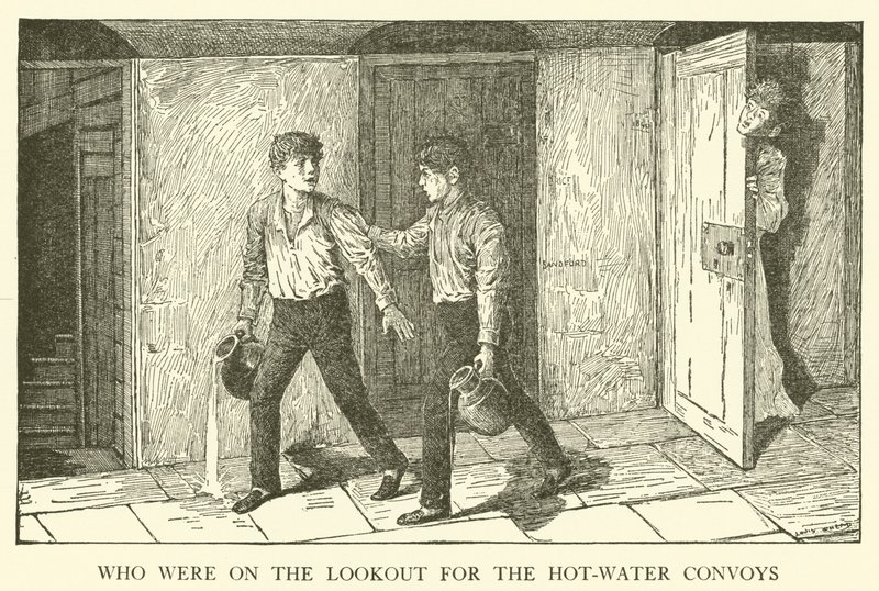 Illustration für Tom Browns Schulzeit von Louis John Rhead