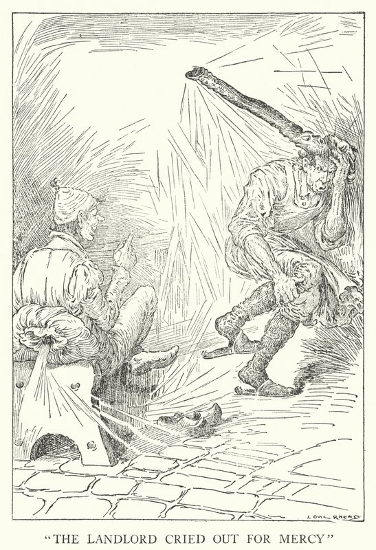 Der Wirt schrie um Gnade von Louis John Rhead