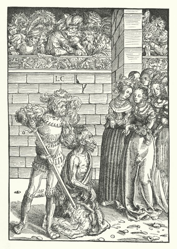 Die Enthauptung von Johannes dem Täufer von Lucas the Elder (after) Cranach