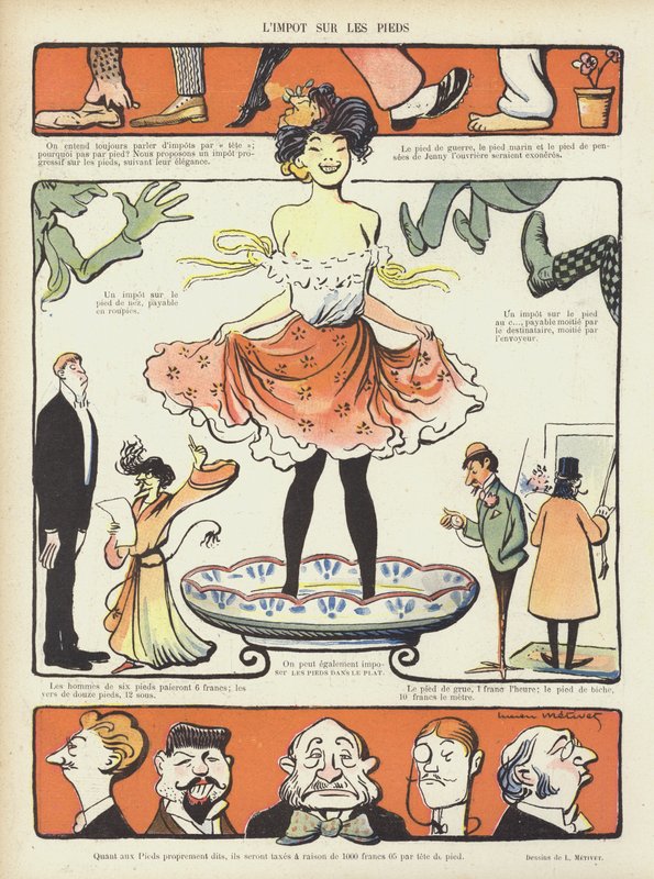 Illustration für Le Rire von Lucien Metivet