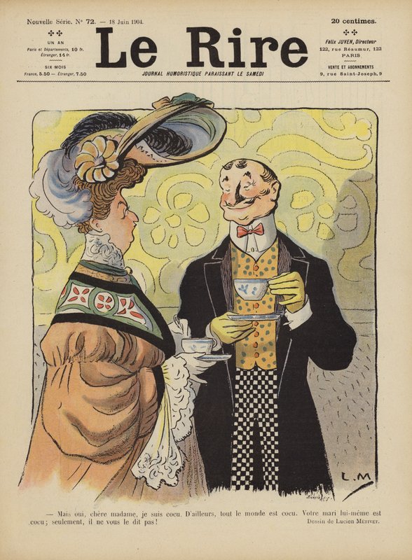 Illustration für Le Rire von Lucien Metivet