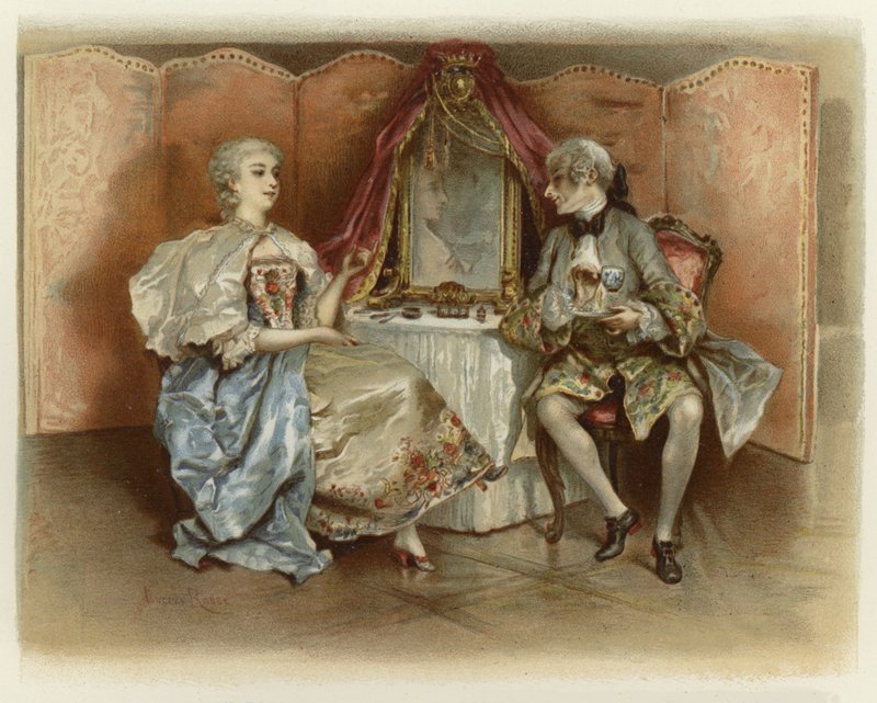 Illustration für The School for Scandal von Lucius Rossi