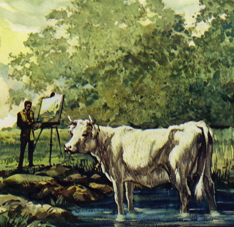 Renoir malte die Landschaft um ihn herum von Luis Arcas Brauner