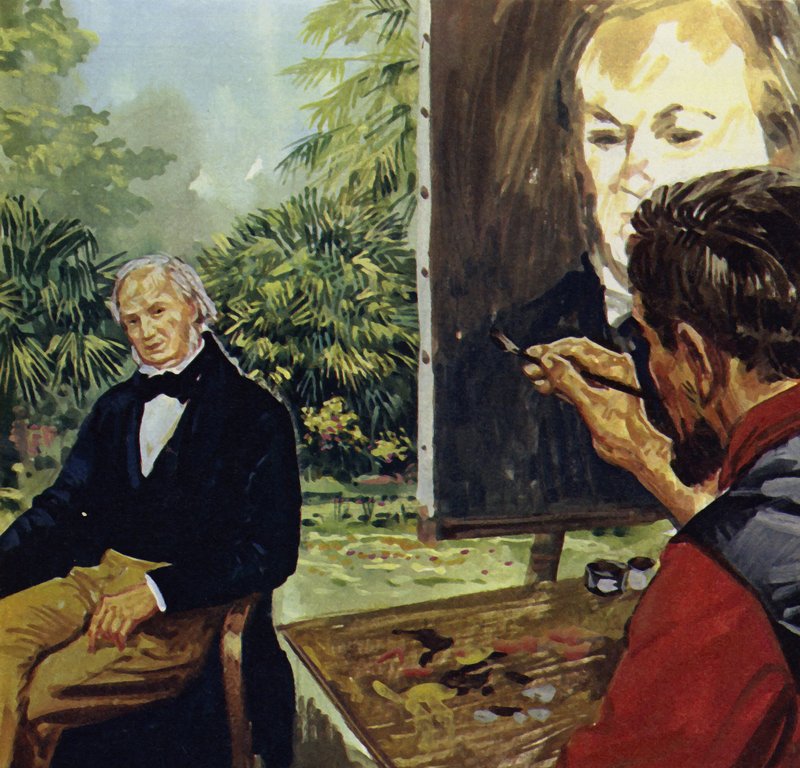 Renoir malt ein Porträt von Richard Wagner von Luis Arcas Brauner