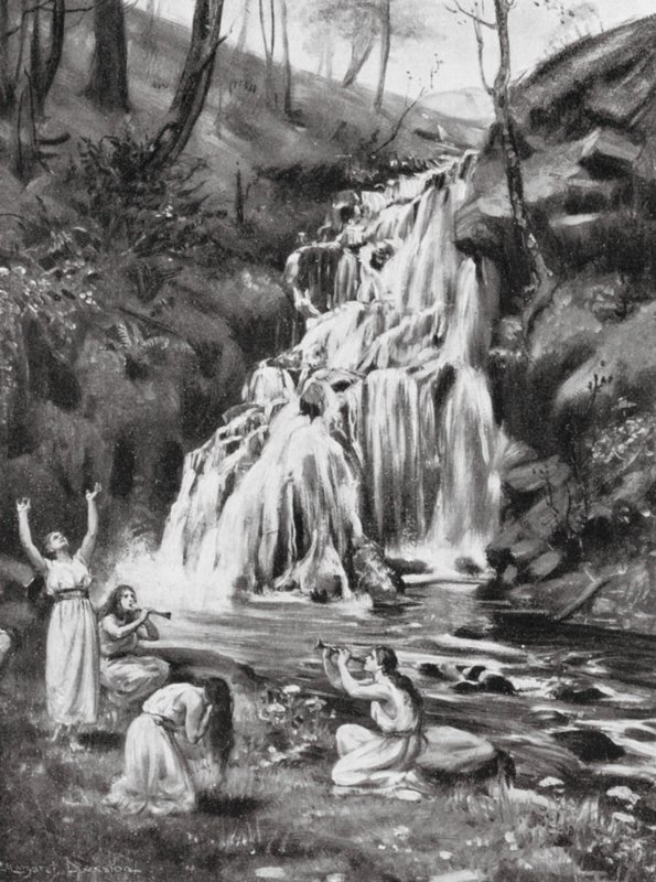 Phönizische Mädchen trauern um den Verlust von Adonis von Margaret (after) Dovaston