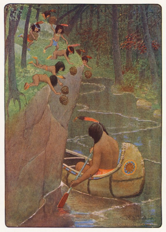 Illustration für Hiawatha von Longfellow von Maria Louise Kirk