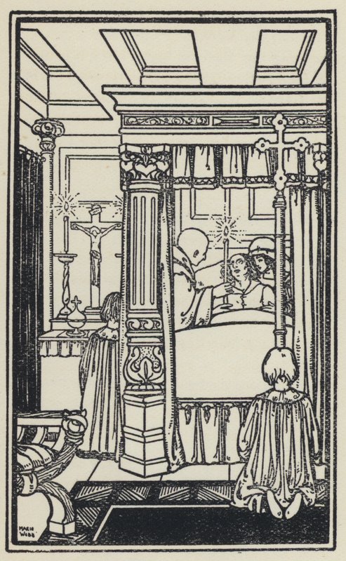 Illustration für Der Traum von Gerontius von Kardinal Newman von Marie Preaud Webb