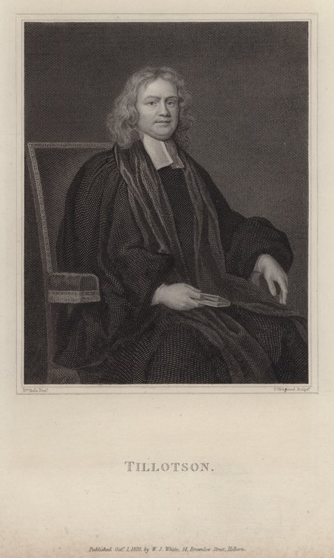 John Tillotson, Erzbischof von Canterbury von Mary (after) Beale