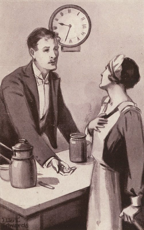 Illustration für Kipps von H.G. Wells von Mary Ellen Edwards