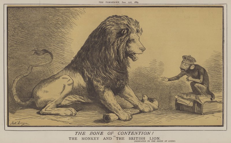 Der Zankapfel! oder, Der Affe und der britische Löwe von Matthew