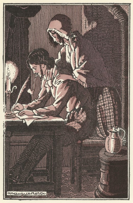 Illustration für Szenen aus dem Leben der Bohème von Henri Murger von Maurice Berty