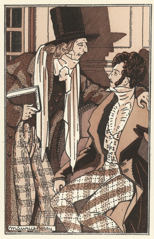 Illustration für Szenen aus dem Leben der Bohème von Henri Murger von Maurice Berty