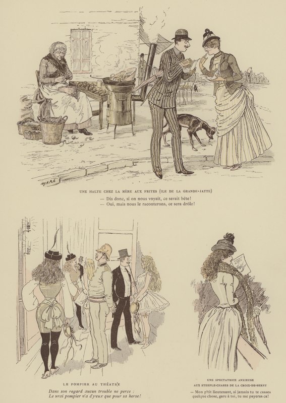 Illustration für Paris Brillant von Maurice Charles Mathieu Bonvoisin