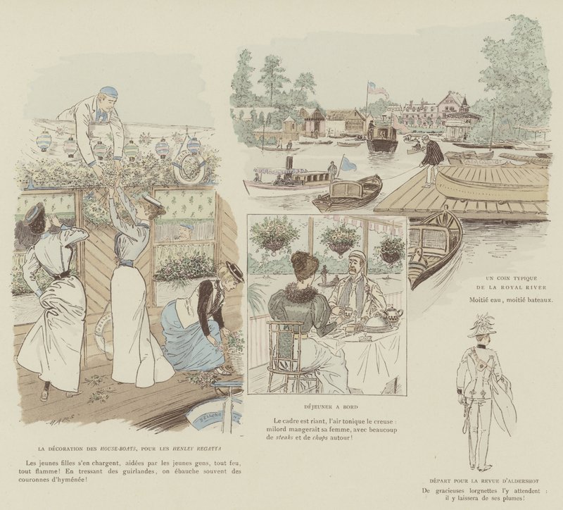 Illustration für La Vie De Londres von Mars von Maurice Charles Mathieu Bonvoisin