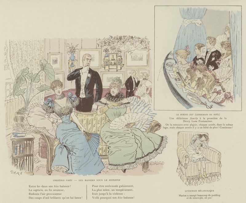 Illustration für La Vie De Londres von Mars von Maurice Charles Mathieu Bonvoisin