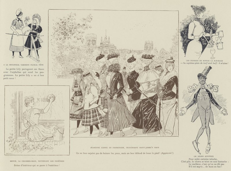 Illustration für La Vie De Londres von Mars von Maurice Charles Mathieu Bonvoisin