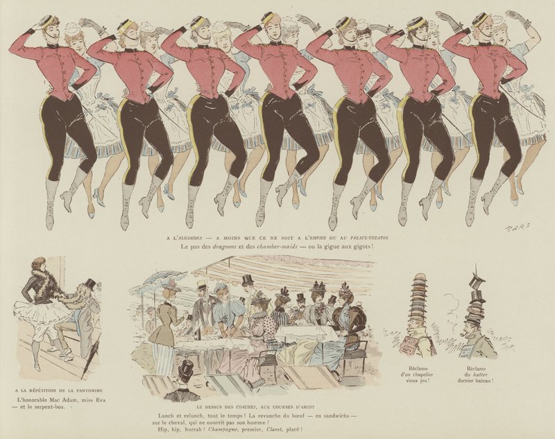Illustration für La Vie De Londres von Mars von Maurice Charles Mathieu Bonvoisin